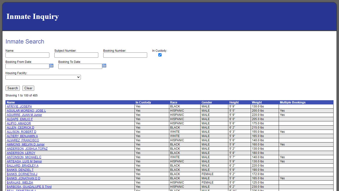 Inmate Search - inquiry.willcosheriff.org